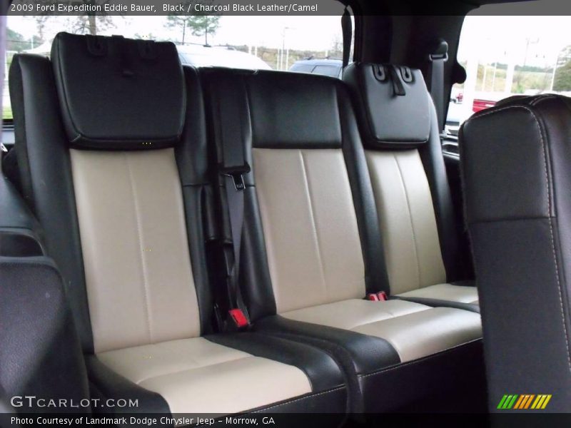 Black / Charcoal Black Leather/Camel 2009 Ford Expedition Eddie Bauer