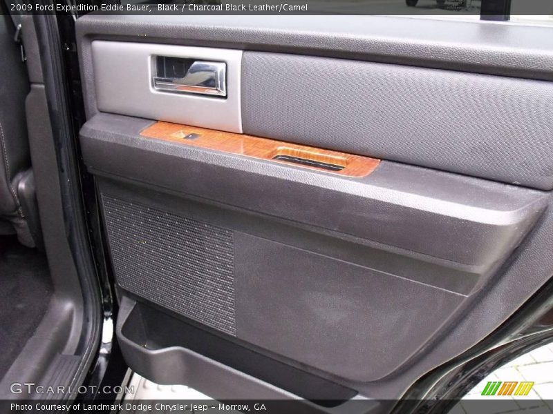 Black / Charcoal Black Leather/Camel 2009 Ford Expedition Eddie Bauer