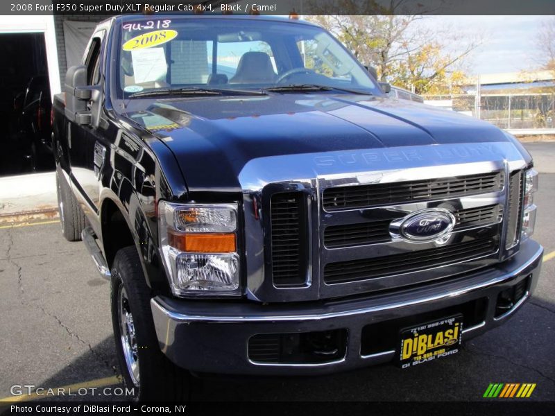 Black / Camel 2008 Ford F350 Super Duty XLT Regular Cab 4x4