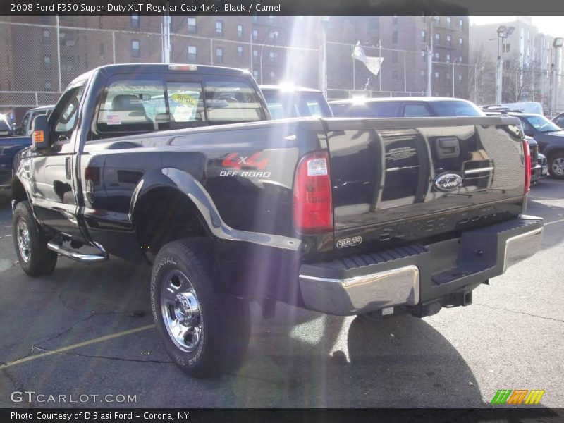 Black / Camel 2008 Ford F350 Super Duty XLT Regular Cab 4x4