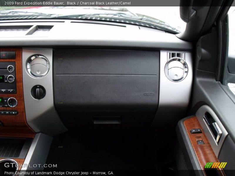 Black / Charcoal Black Leather/Camel 2009 Ford Expedition Eddie Bauer