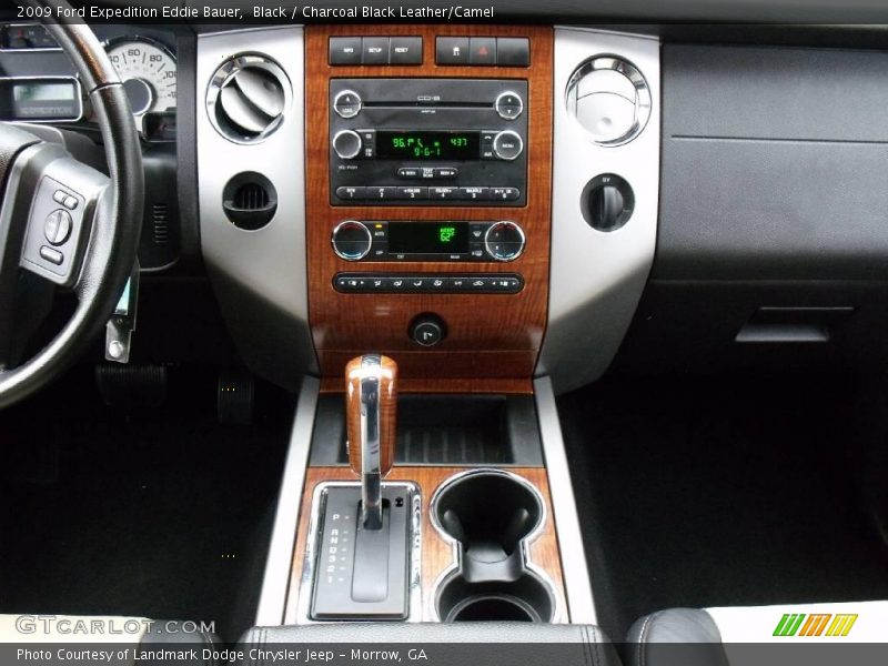 Black / Charcoal Black Leather/Camel 2009 Ford Expedition Eddie Bauer