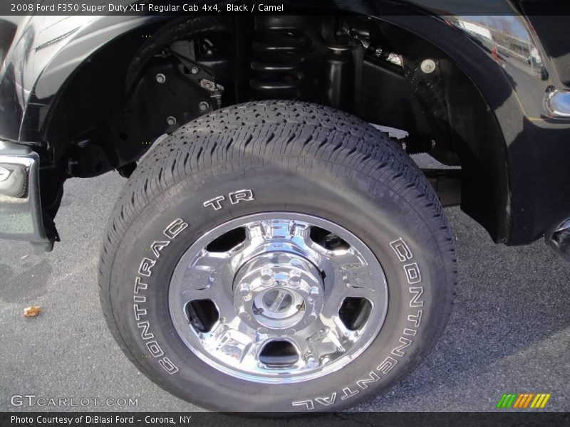 Black / Camel 2008 Ford F350 Super Duty XLT Regular Cab 4x4