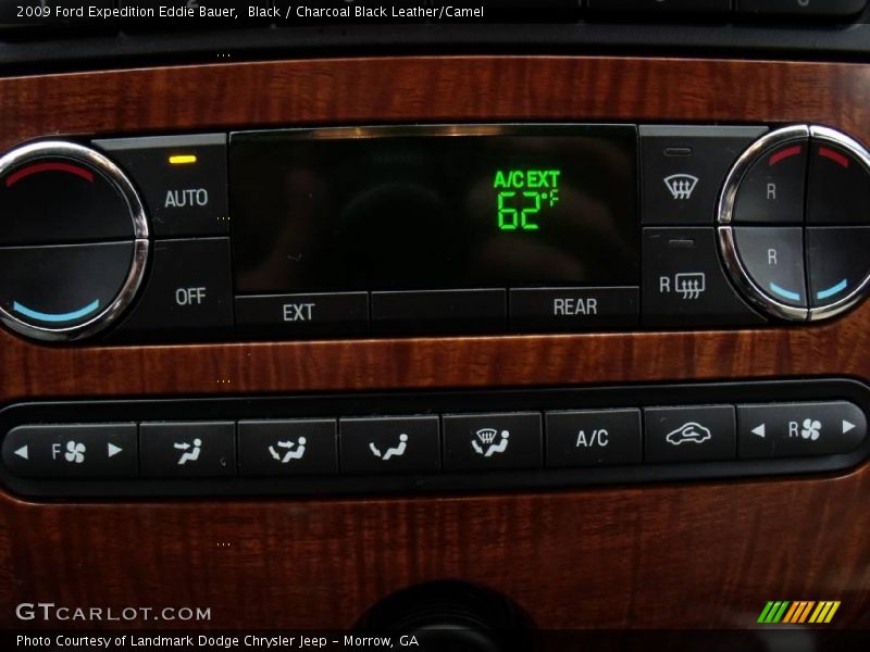 Black / Charcoal Black Leather/Camel 2009 Ford Expedition Eddie Bauer