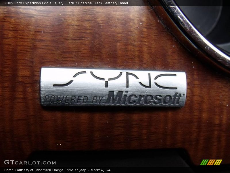 Black / Charcoal Black Leather/Camel 2009 Ford Expedition Eddie Bauer