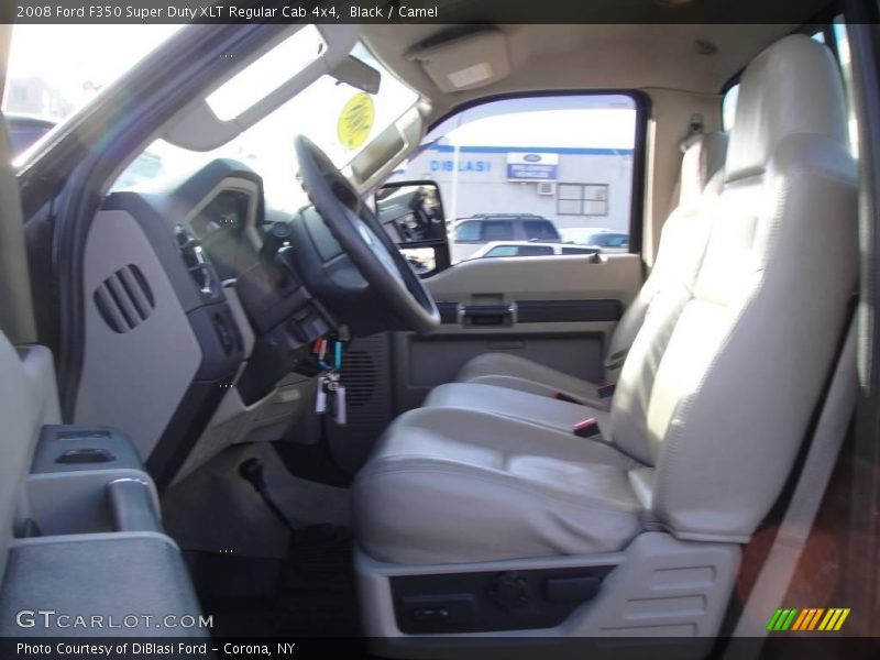 Black / Camel 2008 Ford F350 Super Duty XLT Regular Cab 4x4