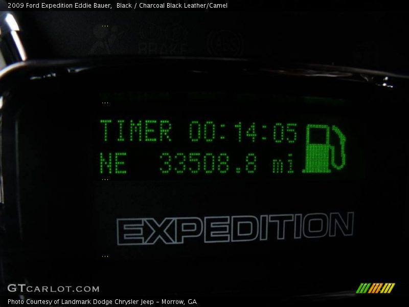 Black / Charcoal Black Leather/Camel 2009 Ford Expedition Eddie Bauer