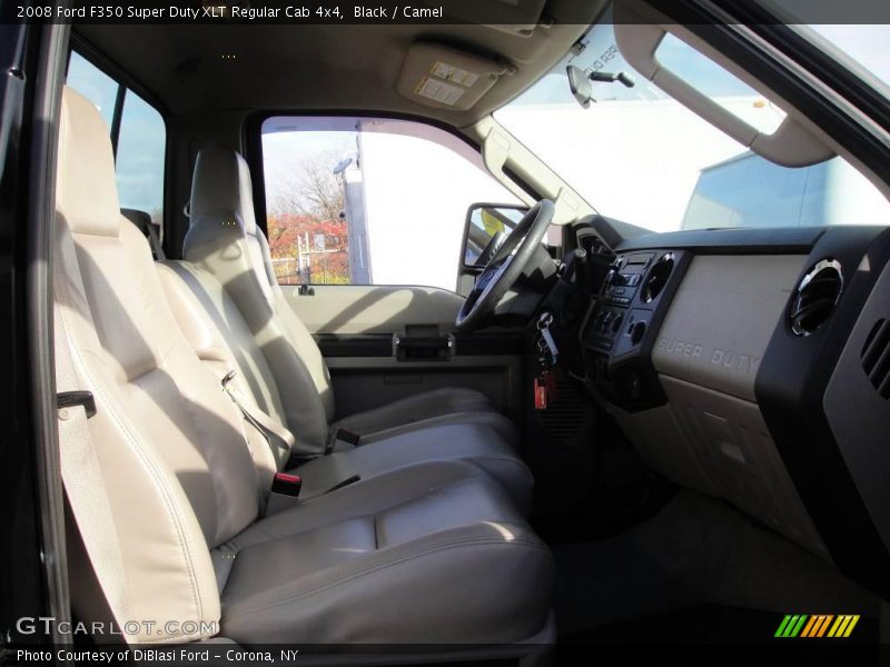 Black / Camel 2008 Ford F350 Super Duty XLT Regular Cab 4x4