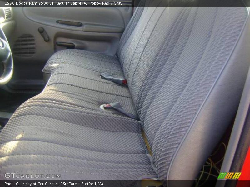 Poppy Red / Gray 1996 Dodge Ram 2500 ST Regular Cab 4x4