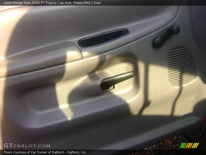 Poppy Red / Gray 1996 Dodge Ram 2500 ST Regular Cab 4x4
