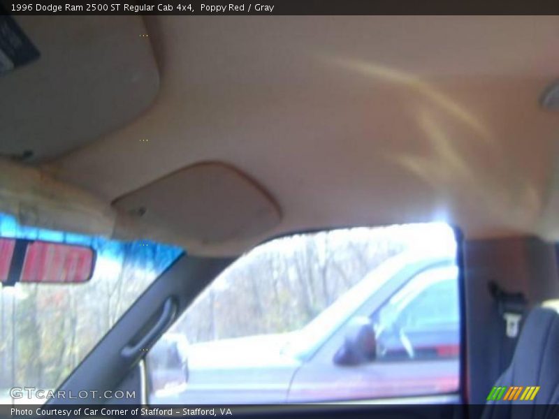 Poppy Red / Gray 1996 Dodge Ram 2500 ST Regular Cab 4x4