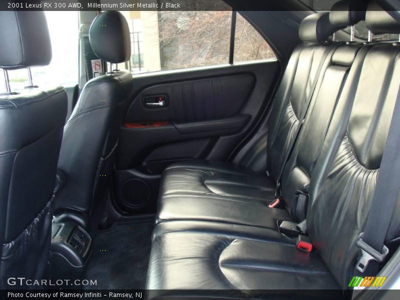 Millennium Silver Metallic / Black 2001 Lexus RX 300 AWD