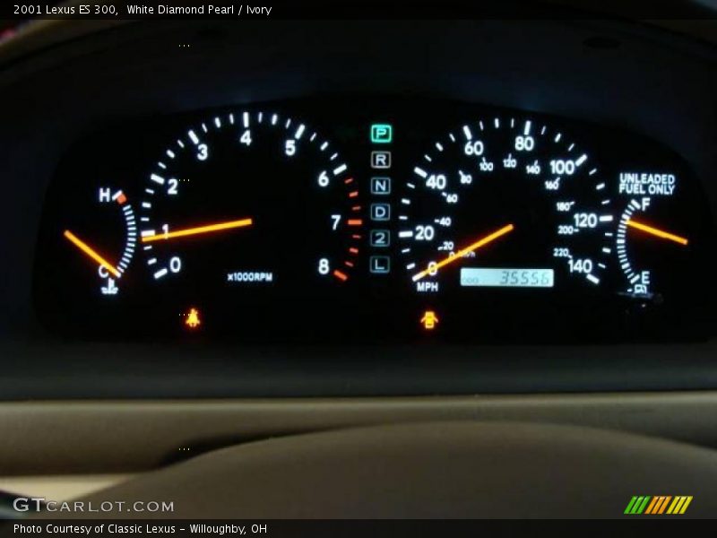 White Diamond Pearl / Ivory 2001 Lexus ES 300