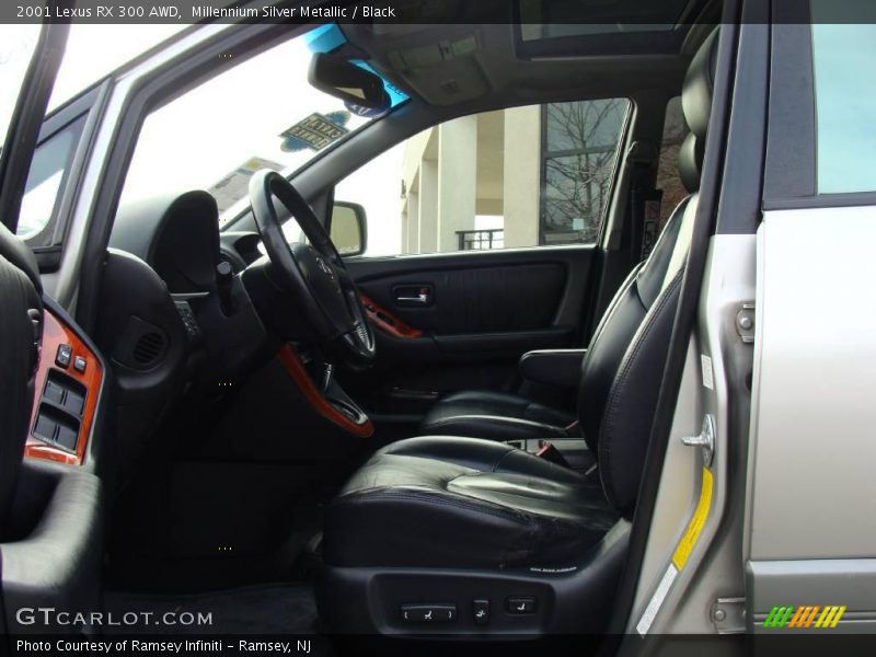 Millennium Silver Metallic / Black 2001 Lexus RX 300 AWD