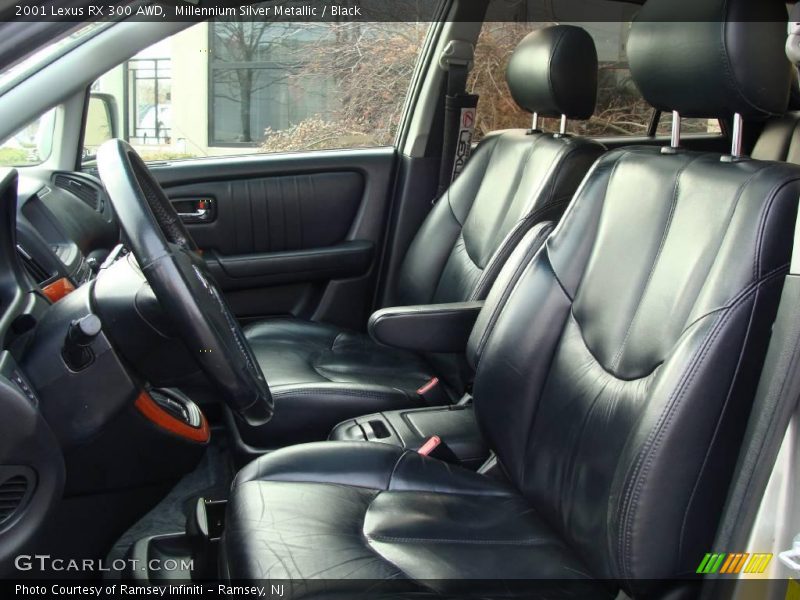 Millennium Silver Metallic / Black 2001 Lexus RX 300 AWD