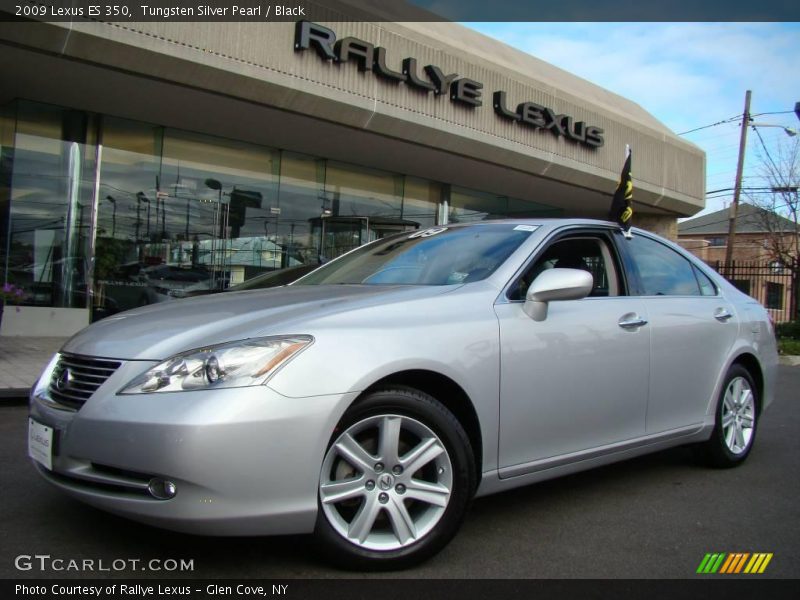 Tungsten Silver Pearl / Black 2009 Lexus ES 350