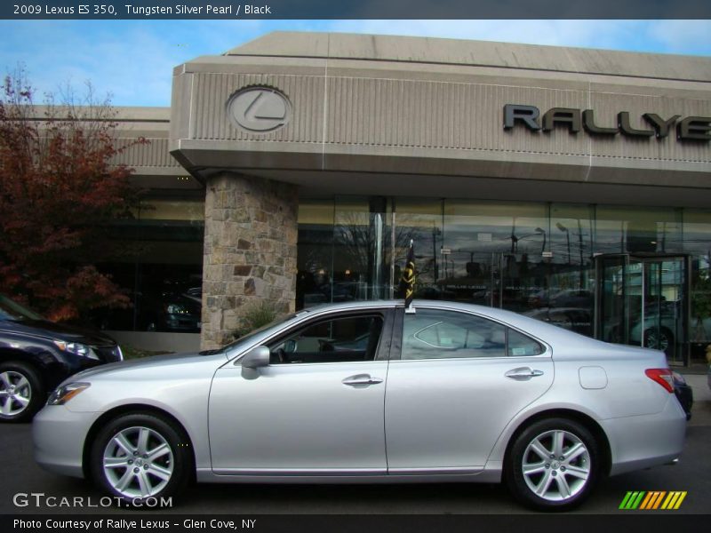 Tungsten Silver Pearl / Black 2009 Lexus ES 350