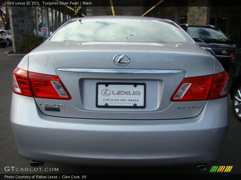 Tungsten Silver Pearl / Black 2009 Lexus ES 350