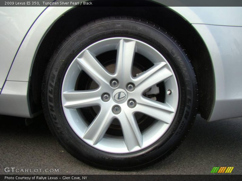 Tungsten Silver Pearl / Black 2009 Lexus ES 350