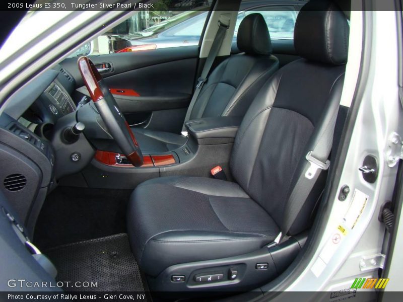 Tungsten Silver Pearl / Black 2009 Lexus ES 350