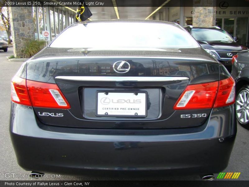 Smokey Granite Mica / Light Gray 2009 Lexus ES 350