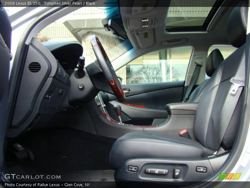 Tungsten Silver Pearl / Black 2009 Lexus ES 350