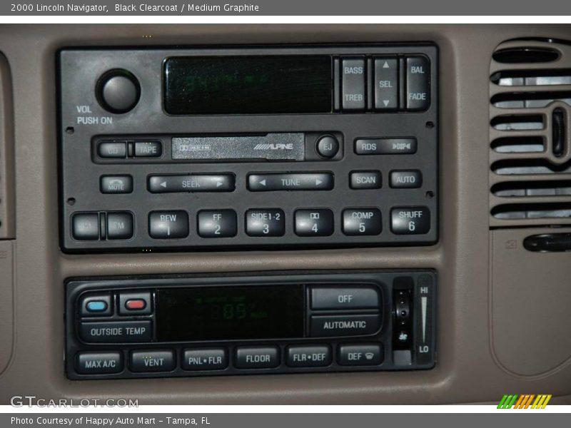 Black Clearcoat / Medium Graphite 2000 Lincoln Navigator
