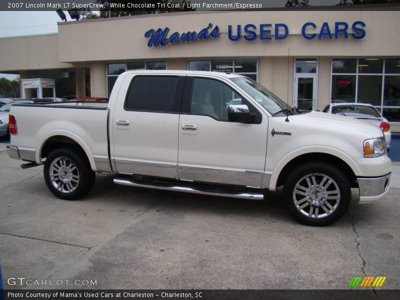 White Chocolate Tri Coat / Light Parchment/Espresso 2007 Lincoln Mark LT SuperCrew