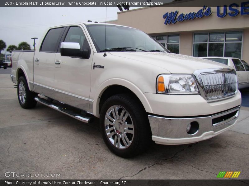 White Chocolate Tri Coat / Light Parchment/Espresso 2007 Lincoln Mark LT SuperCrew