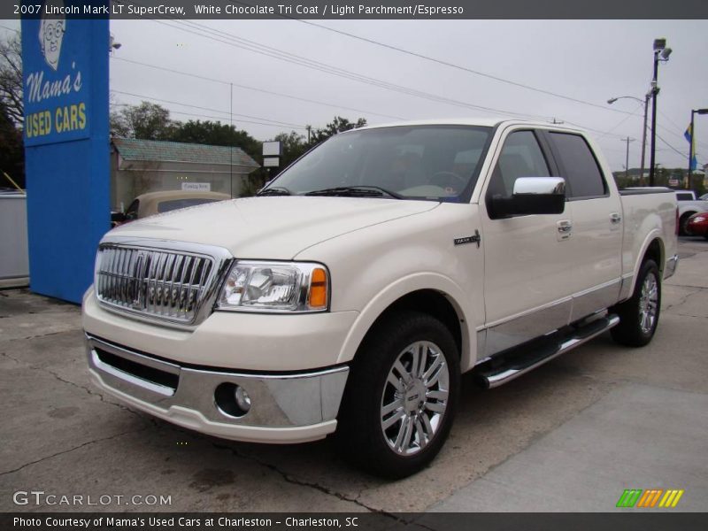 White Chocolate Tri Coat / Light Parchment/Espresso 2007 Lincoln Mark LT SuperCrew