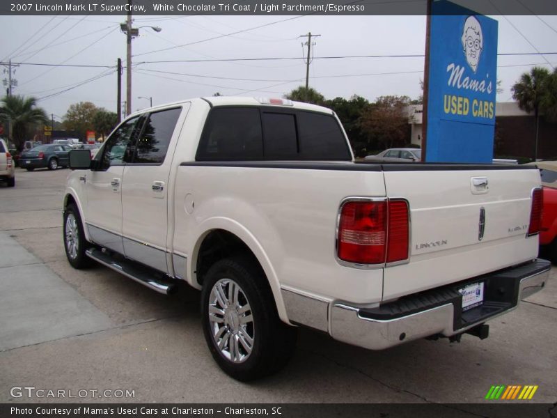 White Chocolate Tri Coat / Light Parchment/Espresso 2007 Lincoln Mark LT SuperCrew