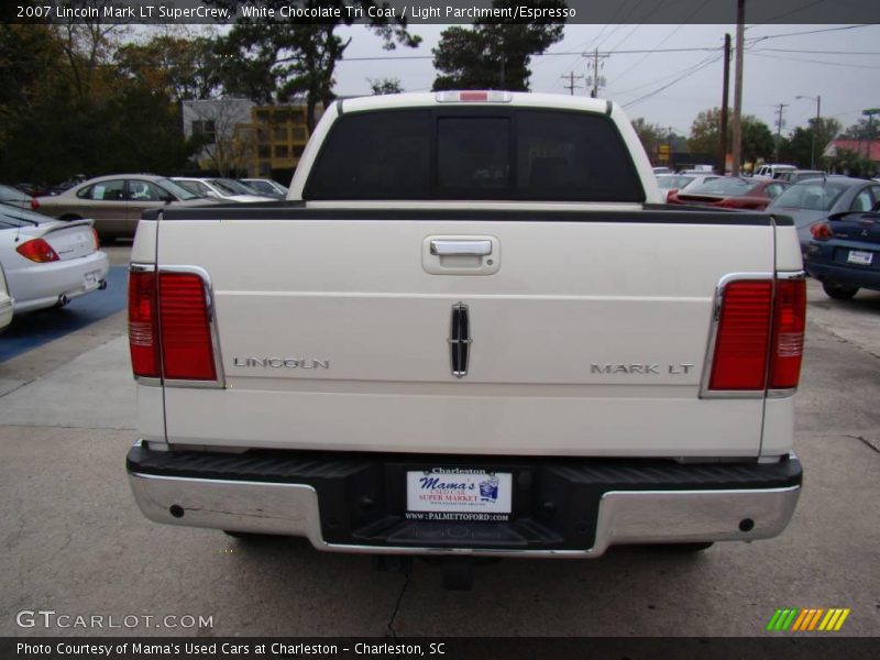 White Chocolate Tri Coat / Light Parchment/Espresso 2007 Lincoln Mark LT SuperCrew