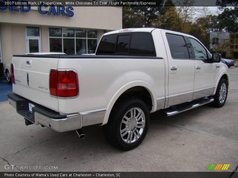 White Chocolate Tri Coat / Light Parchment/Espresso 2007 Lincoln Mark LT SuperCrew