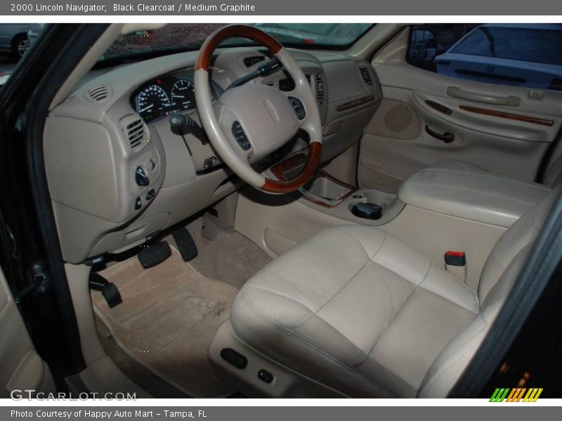 Black Clearcoat / Medium Graphite 2000 Lincoln Navigator