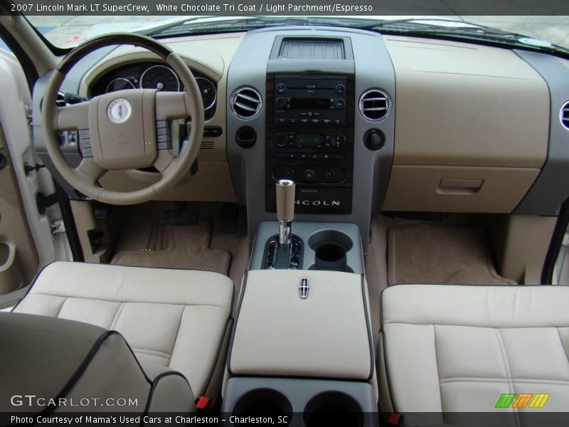 White Chocolate Tri Coat / Light Parchment/Espresso 2007 Lincoln Mark LT SuperCrew