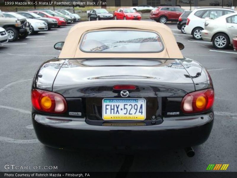 Brilliant Black / Tan 1999 Mazda MX-5 Miata LP Roadster