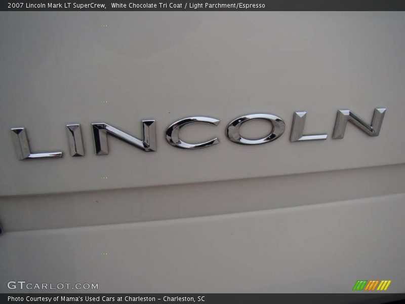 White Chocolate Tri Coat / Light Parchment/Espresso 2007 Lincoln Mark LT SuperCrew