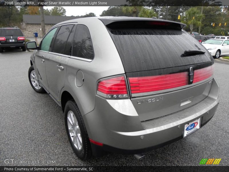 Vapor Silver Metallic / Medium Light Stone 2008 Lincoln MKX