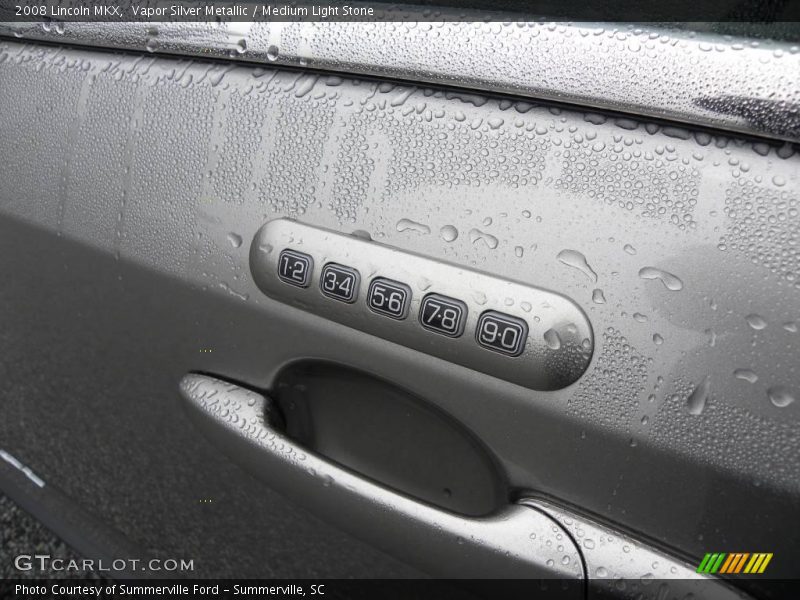 Vapor Silver Metallic / Medium Light Stone 2008 Lincoln MKX