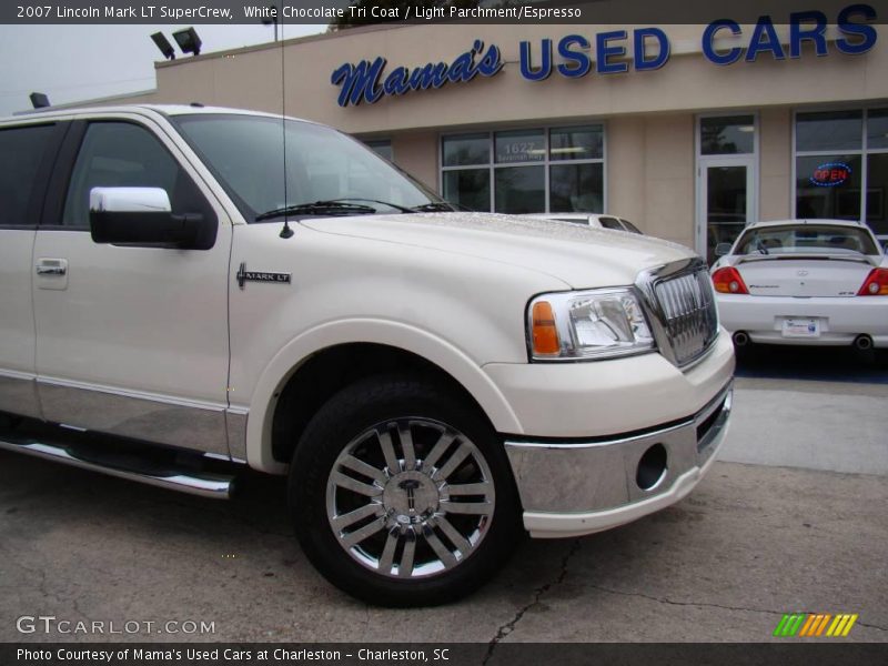 White Chocolate Tri Coat / Light Parchment/Espresso 2007 Lincoln Mark LT SuperCrew