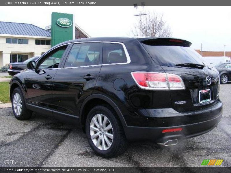 Brilliant Black / Sand 2008 Mazda CX-9 Touring AWD