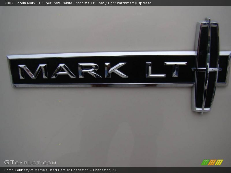 White Chocolate Tri Coat / Light Parchment/Espresso 2007 Lincoln Mark LT SuperCrew
