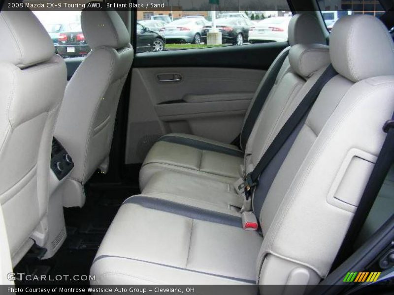 Brilliant Black / Sand 2008 Mazda CX-9 Touring AWD