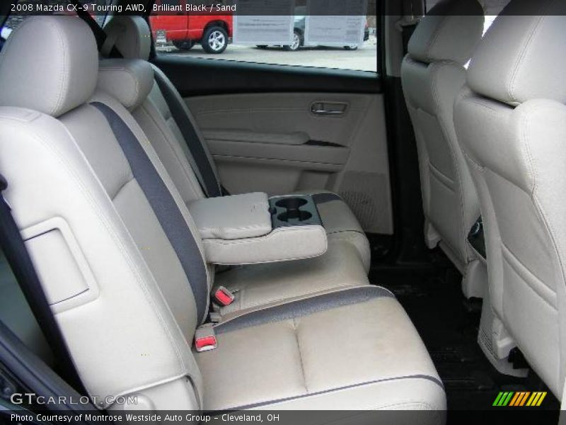 Brilliant Black / Sand 2008 Mazda CX-9 Touring AWD