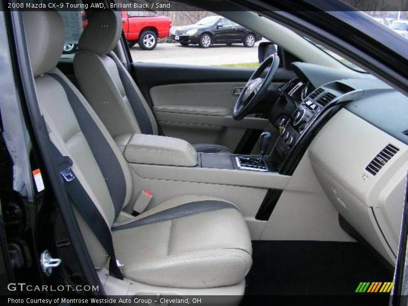 Brilliant Black / Sand 2008 Mazda CX-9 Touring AWD