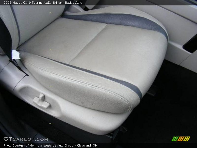 Brilliant Black / Sand 2008 Mazda CX-9 Touring AWD