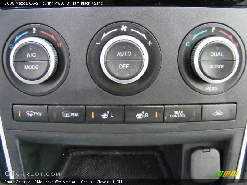 Brilliant Black / Sand 2008 Mazda CX-9 Touring AWD