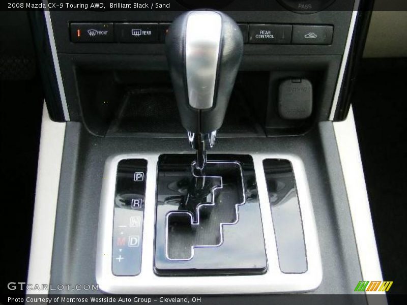 Brilliant Black / Sand 2008 Mazda CX-9 Touring AWD
