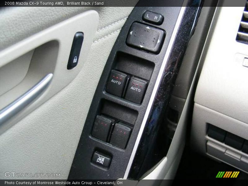 Brilliant Black / Sand 2008 Mazda CX-9 Touring AWD