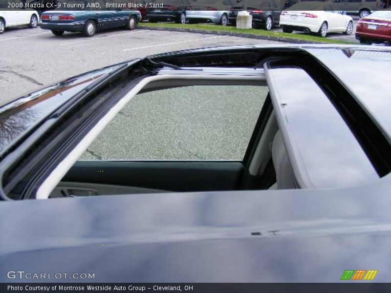 Brilliant Black / Sand 2008 Mazda CX-9 Touring AWD